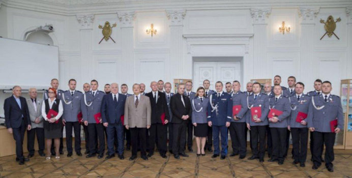 Wręczenie odznaczeń krwiodawcom w Komendzie Stołecznej Policji