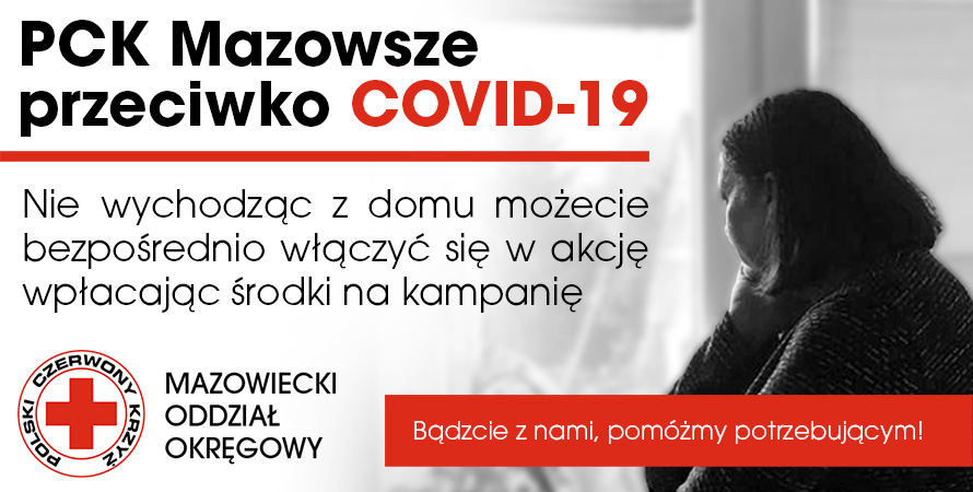 PCK Mazowsze przeciwko COVID - 19