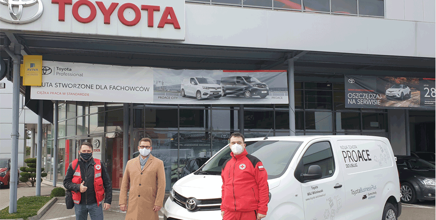 Polski Czerwony Krzyż razem z Toyotą Mazowiecki Oddział