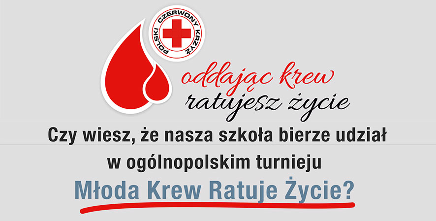 Plakat Młoda krew szkola