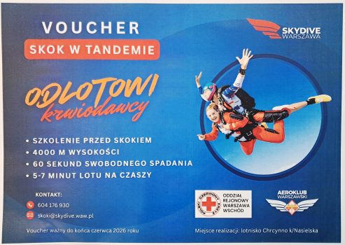 Projekt Odlotowi - voucher na skok w tandemiekrwiodawcy
